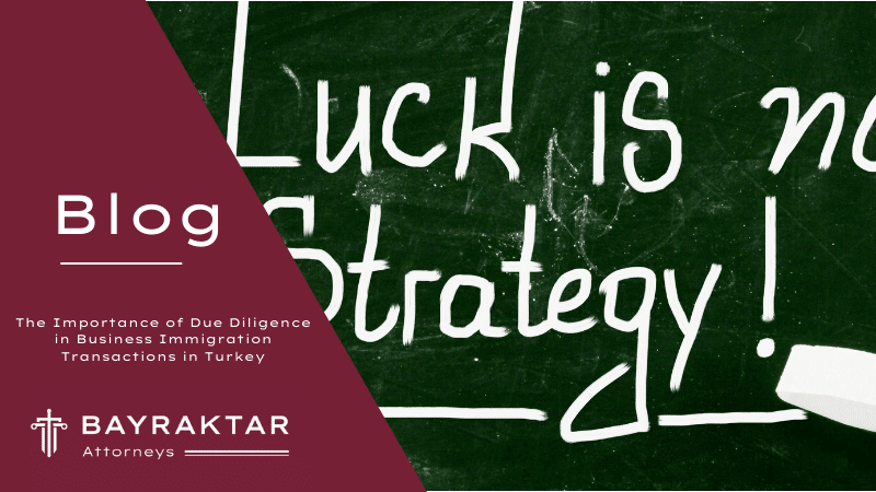 The Importance of Due Diligence in Business Immigration Transactions in Turkey