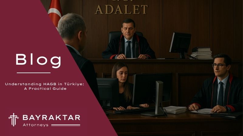 ["A photograph capturing a Turkish courtroom during a criminal trial, showing the judge's bench, lawyers, and participants in a formal judicial setting."]