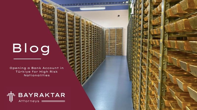 Physical gold bullion held in a secure banking environment in Türkiye for foreign investors