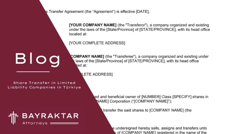 Corporate share transfer agreement being signed in a professional office environment in Türkiye