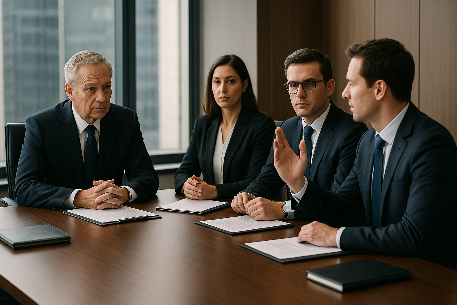 Two professionals reviewing financial data with a magnifying glass and calculator, symbolizing white collar crime investigation and corporate fraud analysis in Türkiye.