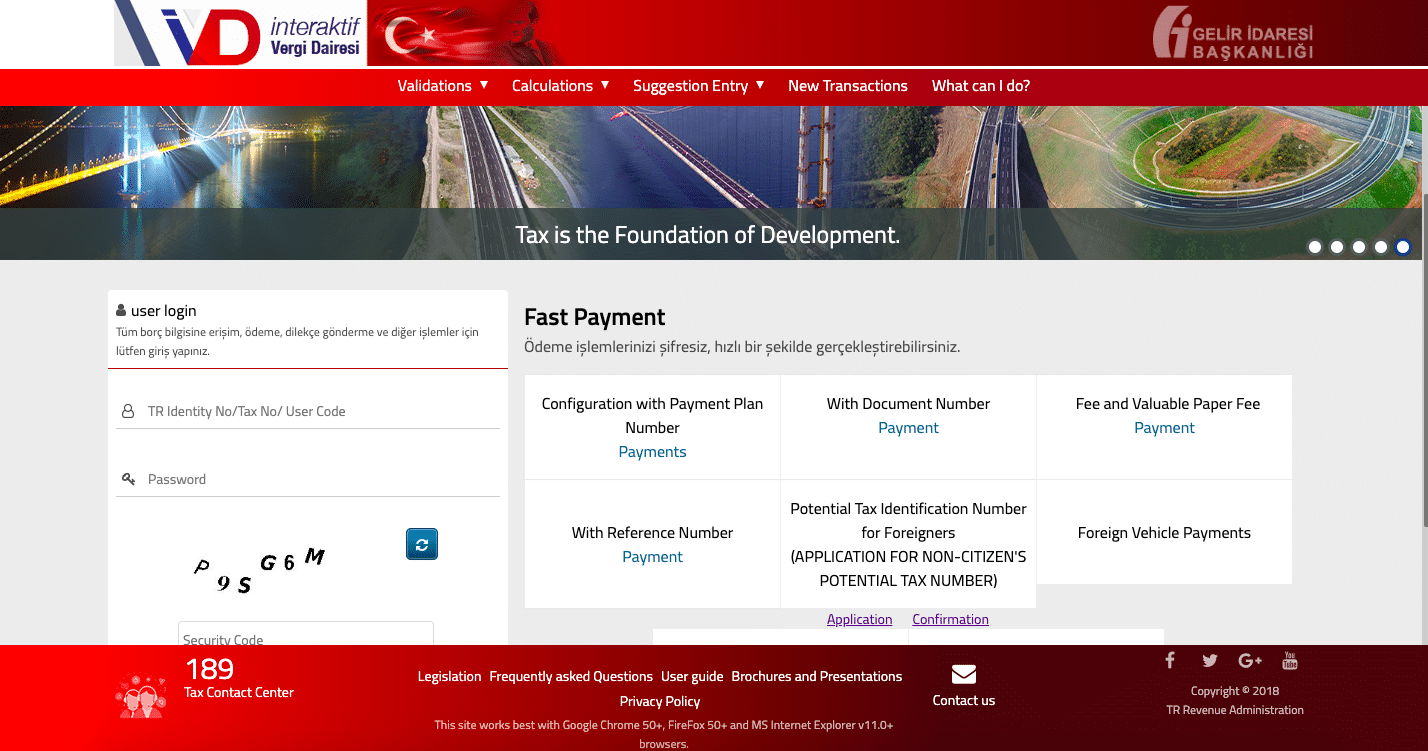 Potential Tax Identification Number for Foreigners in Turkey