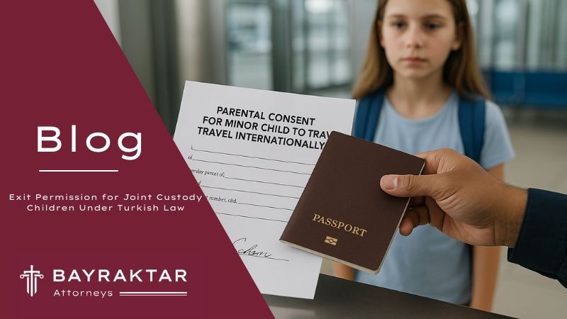 ["A photograph captures a close-up scene at an airport passport control area with a mother and child handing over documents to an officer, symbolizing child travel consent procedures."]