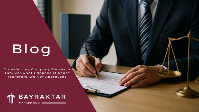 ["A modern and professional business meeting scene in a stylish office setting, symbolizing corporate decision-making and shareholder discussions related to share transfers in Turkish companies."]